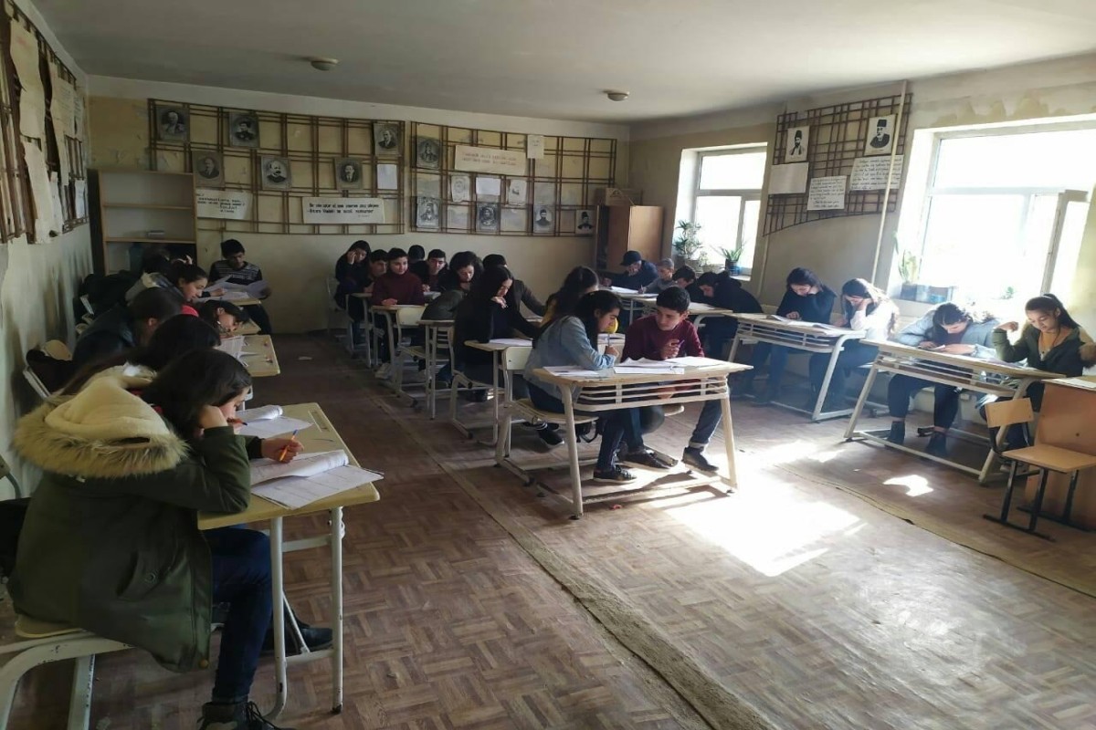 В Саатлинском районе завершена реконструкция крупной средней школы-ФОТО 