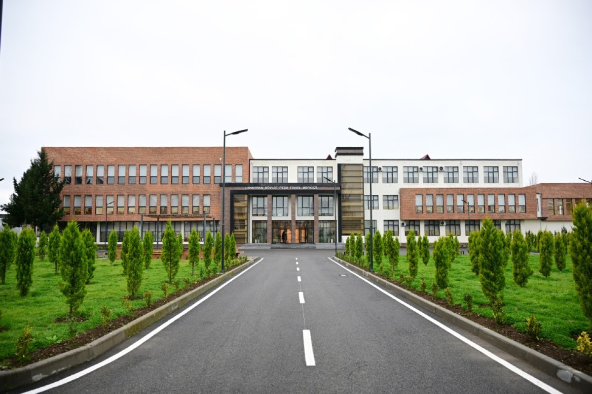 Ильхам Алиев принял участие в открытии Профессионального центра в Лянкяране-ФОТО 