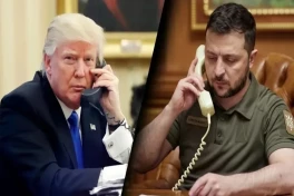 СМИ: Трамп ведёт телефонный разговор с Зеленским