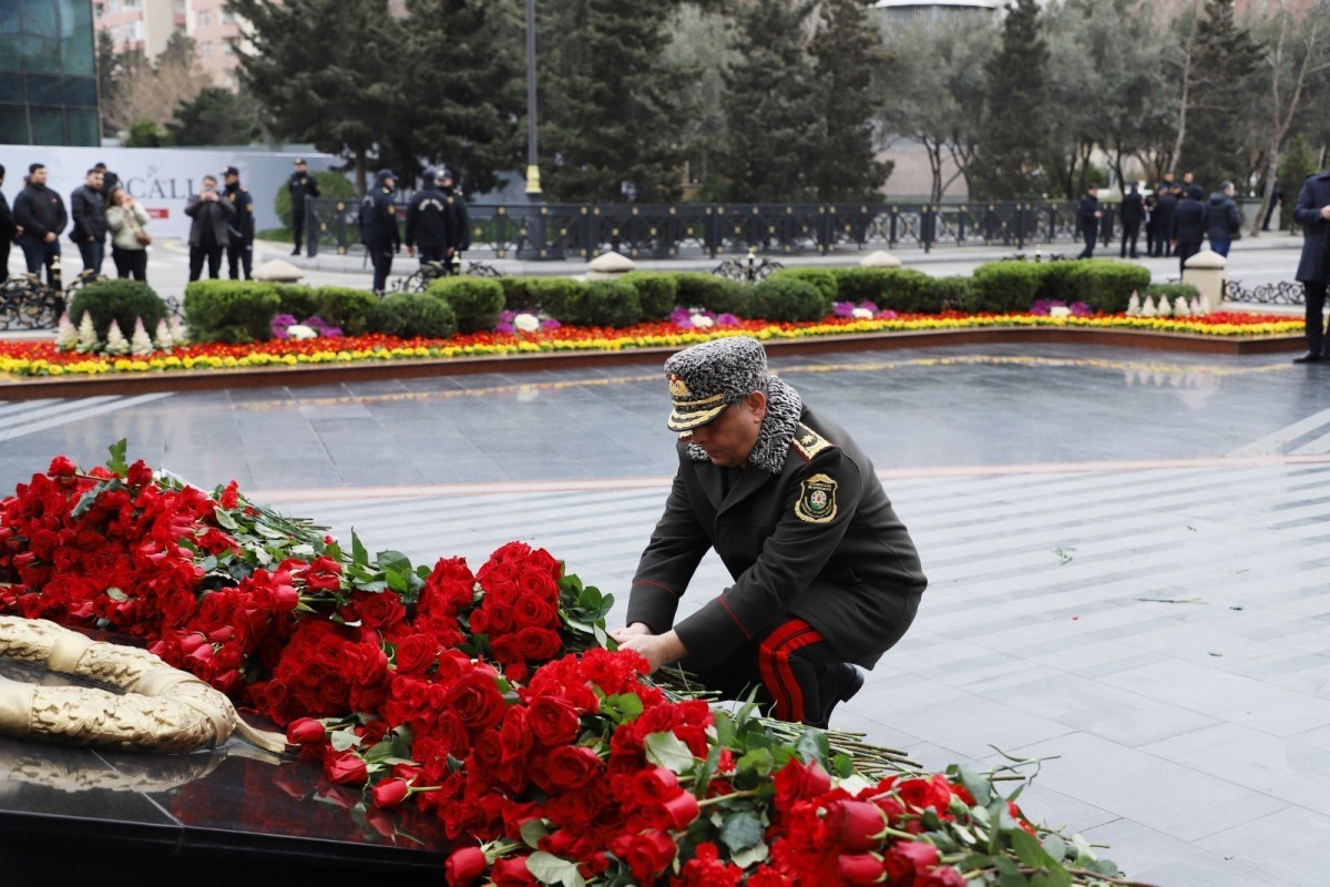 Руководство Госслужбы мобилизации почтили память жертв Ходжалы-ФОТО 