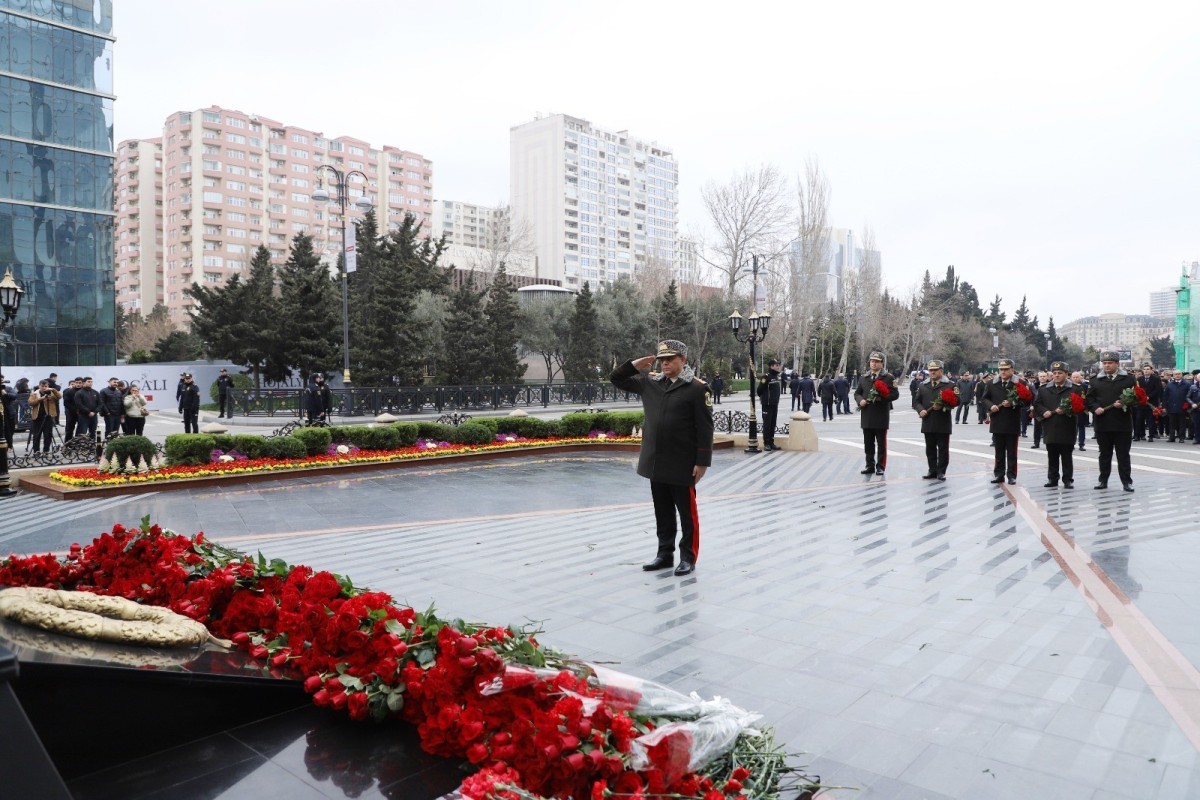 Руководство Госслужбы мобилизации почтили память жертв Ходжалы-ФОТО 