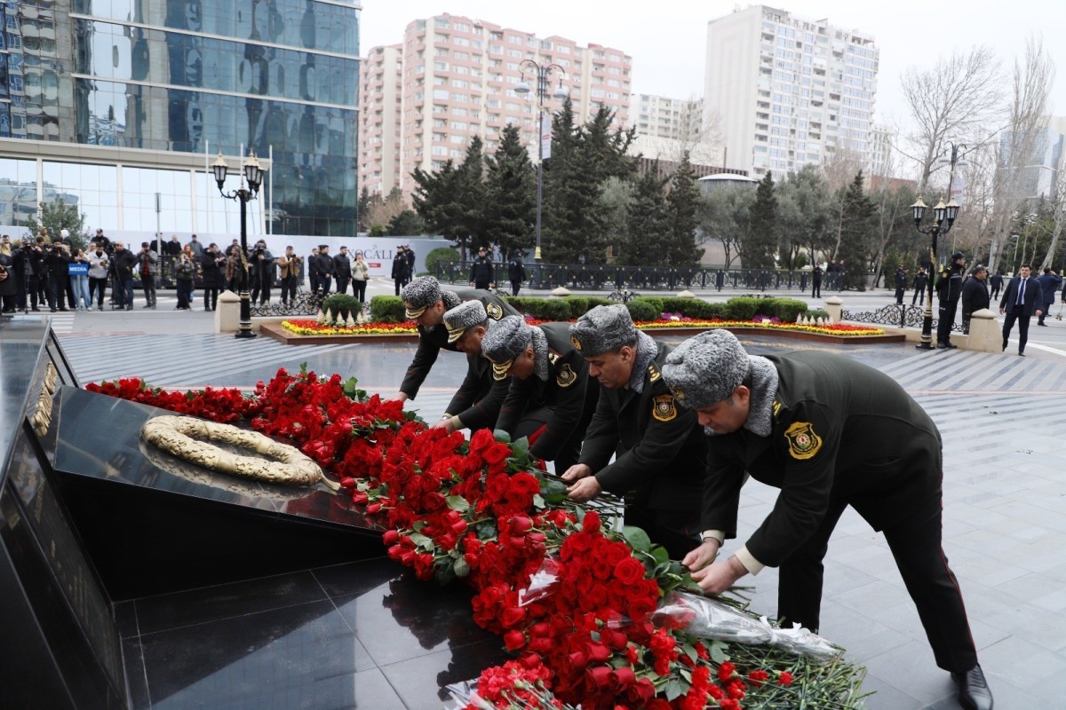 Руководство Госслужбы мобилизации почтили память жертв Ходжалы-ФОТО 