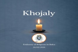 Посольство Бельгии выразило соболезнования в связи с годовщиной геноцида в Ходжалы