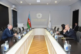 Министр науки и образования Азербайджана встретился с послами Венгрии и Турции-ФОТО 