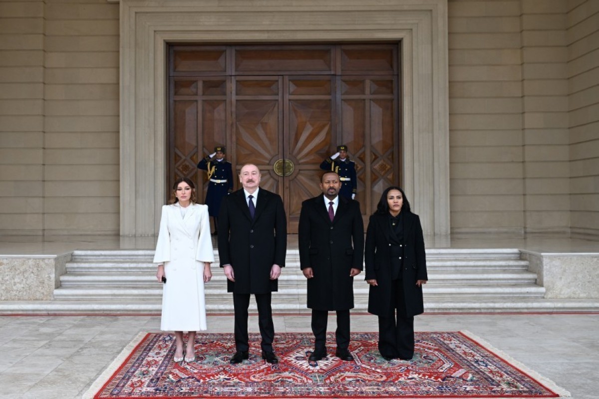 Состоялась официальная церемония приветствия премьер-министра Эфиопии-ФОТО -ОБНОВЛЕНО 