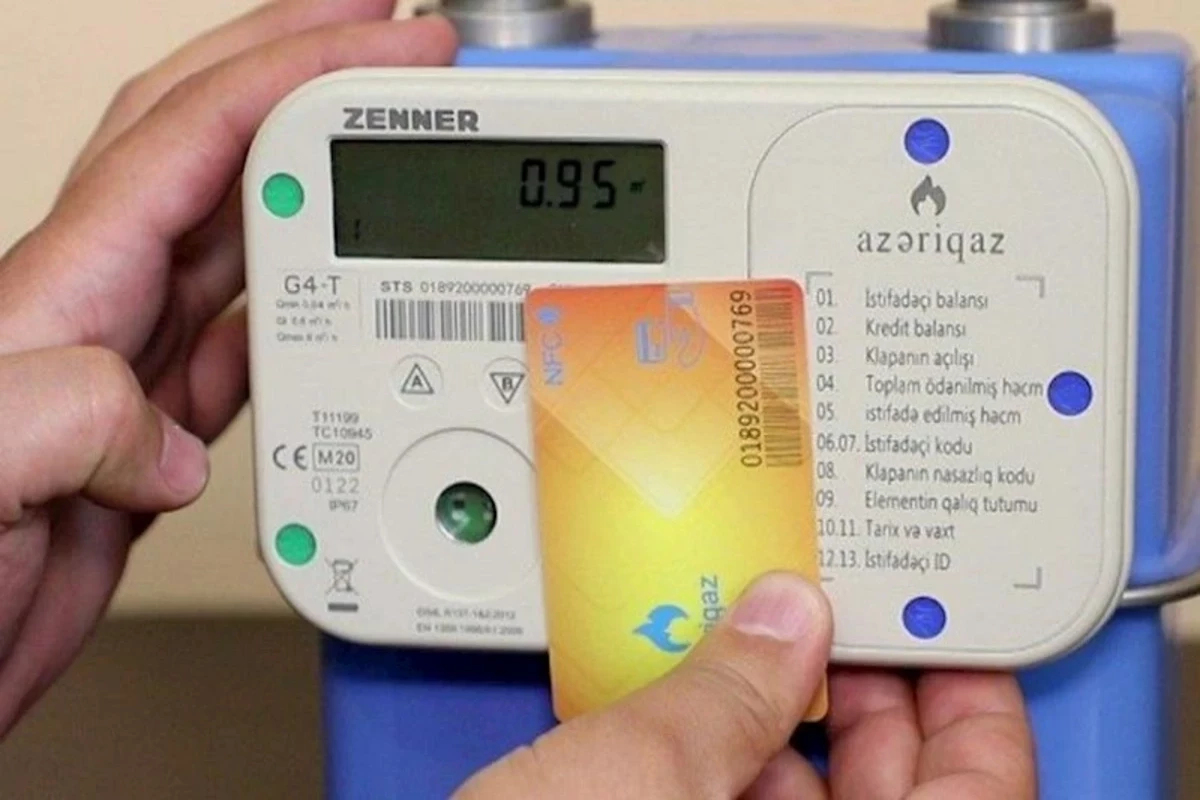 В Азербайджане возникли проблемы с пополнением баланса SMART-карт газовых счетчиков