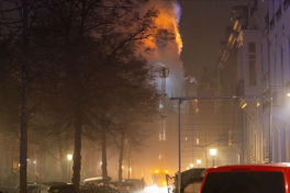 Пожар уничтожил 150-летнее здание церкви в Амстердаме