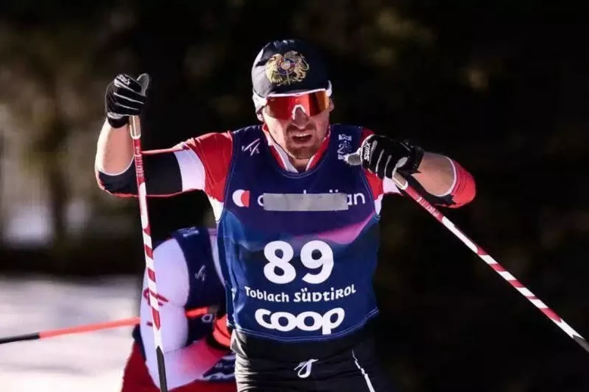 Армянский лыжник оштрафован за то, что скрыл на форме надпись «Азербайджан»