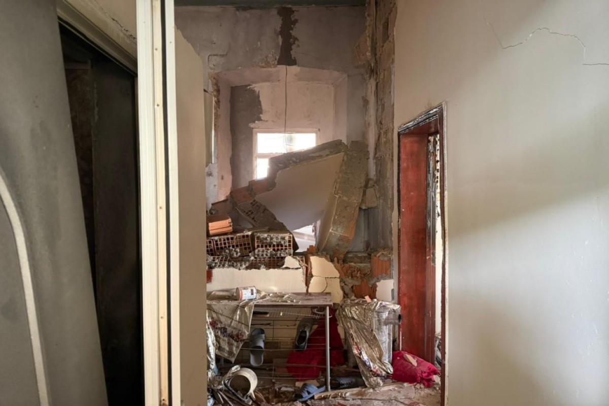 Утечка газа привела к взрыву в доме в Газахе-ФОТО 