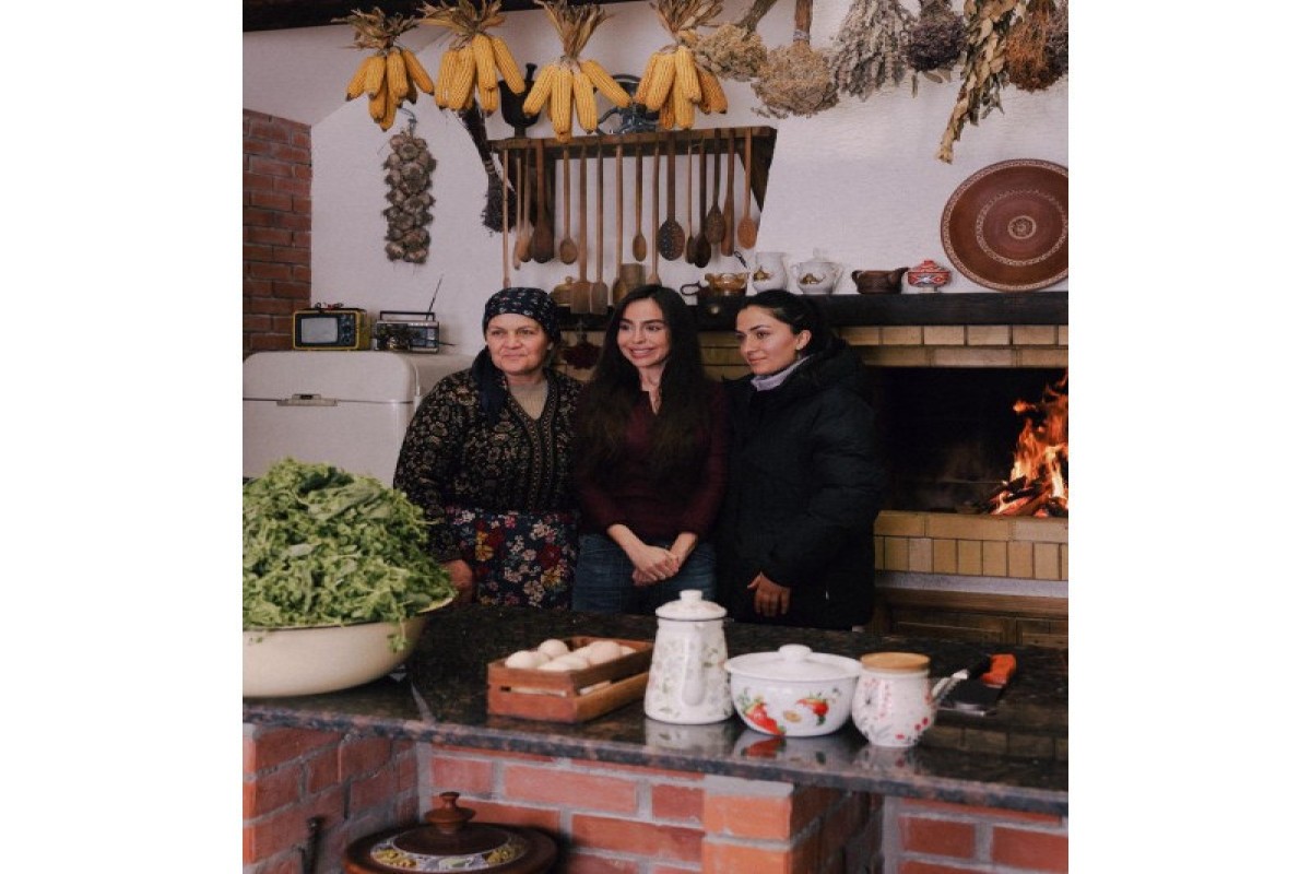Лейла Алиева стала гостем проекта Kənd Həyatı в Гусаре