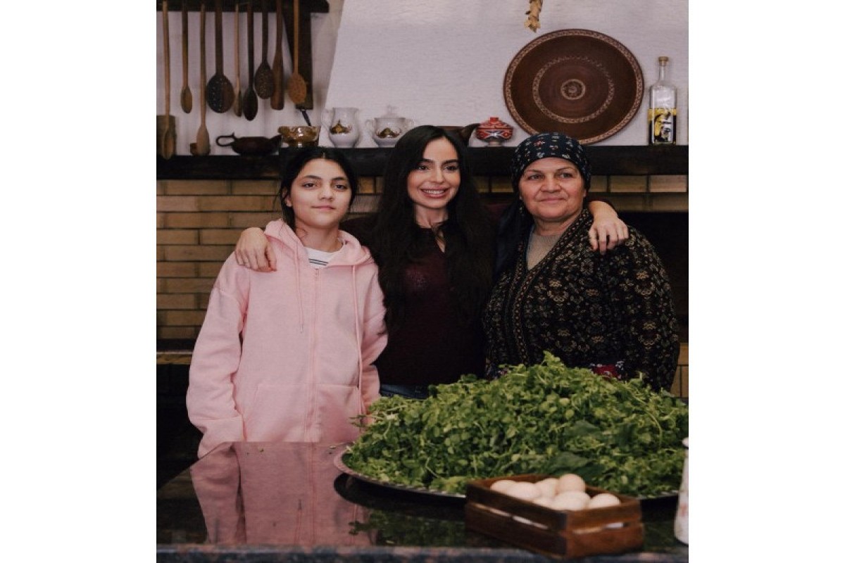 Лейла Алиева стала гостем проекта Kənd Həyatı в Гусаре