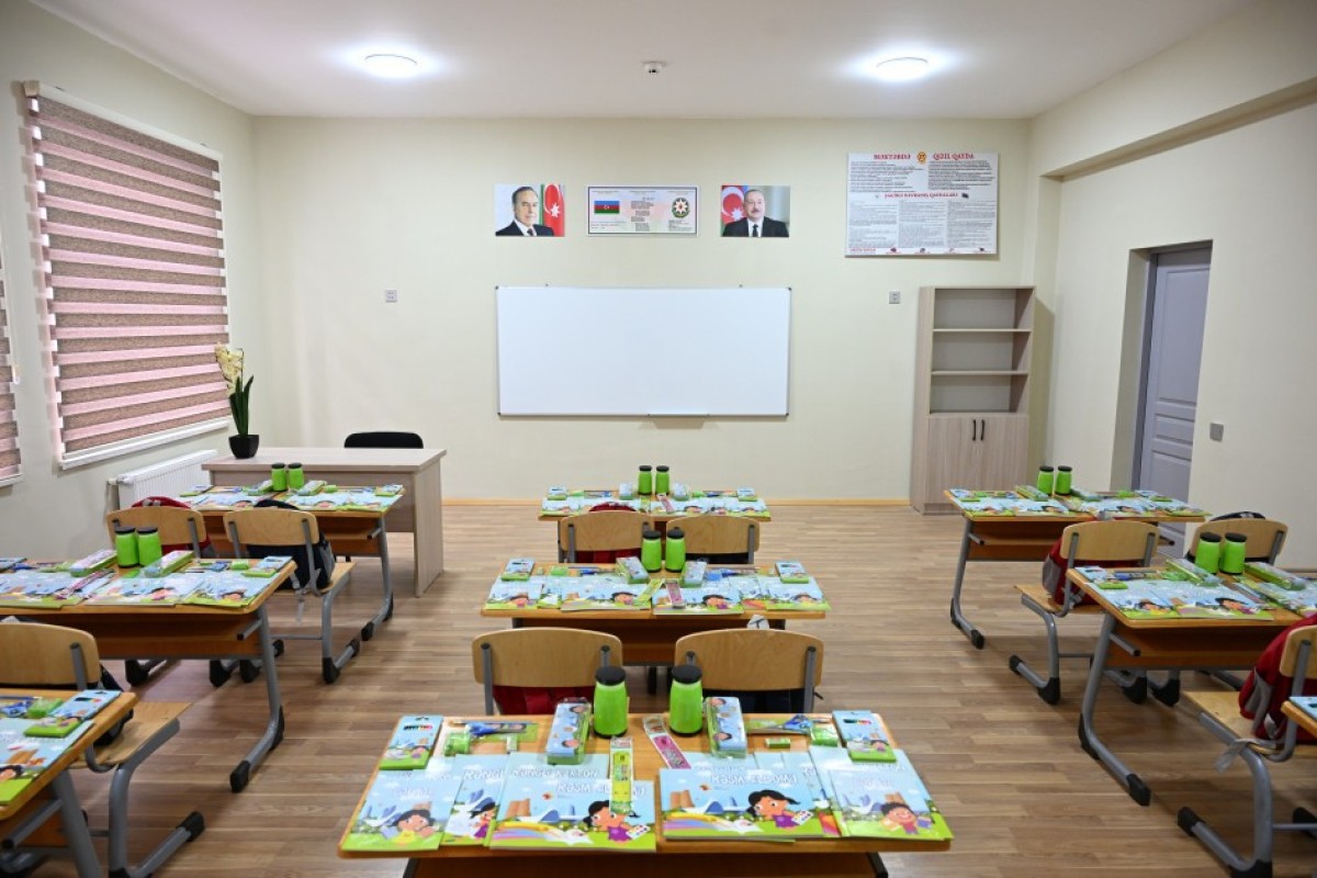 По инициативе Фонда Гейдара Алиева в Уджаре введено в эксплуатацию новое школьное здание -ФОТО 