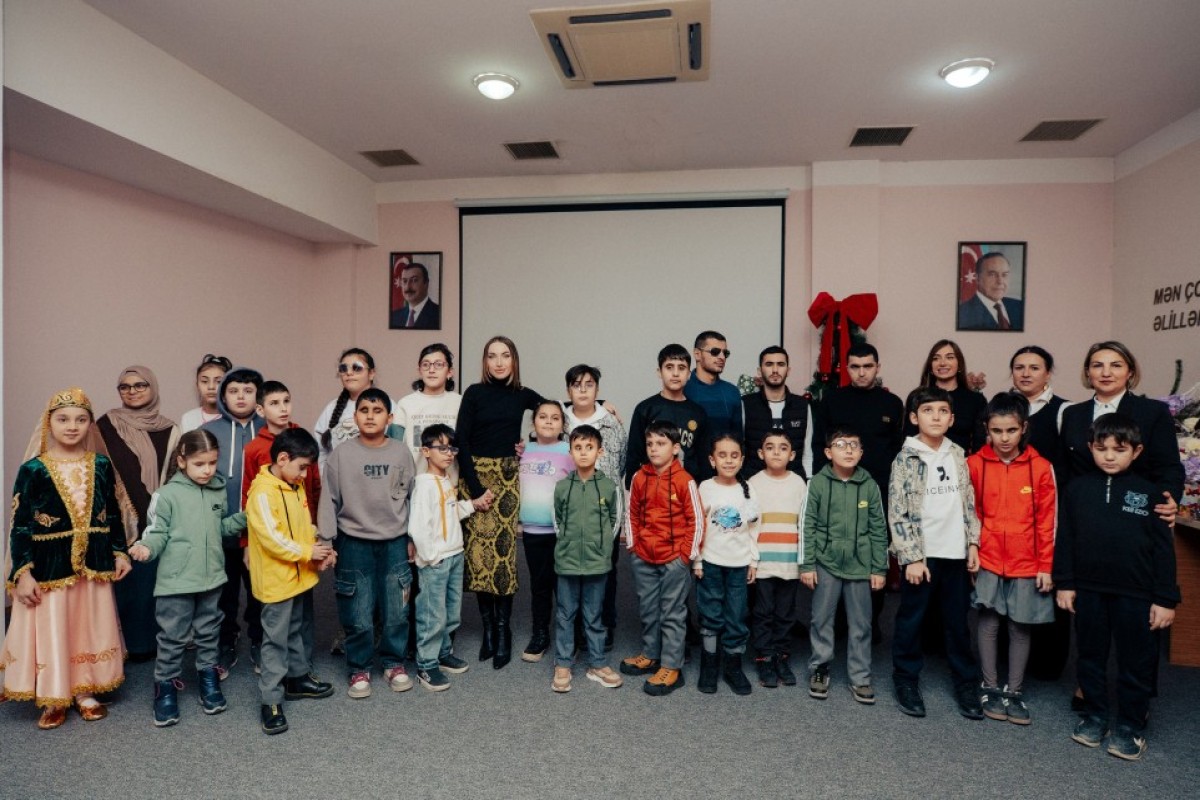 Арзу Алиева и Алена Алиева посетили реабилитационное учреждение для людей с нарушениями зрения -ФОТО 