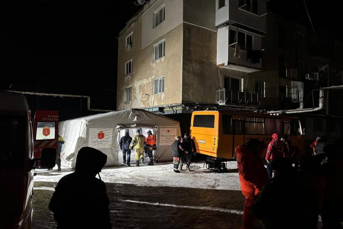 Ночная атака на Одессу: повреждена энергетика, есть раненые