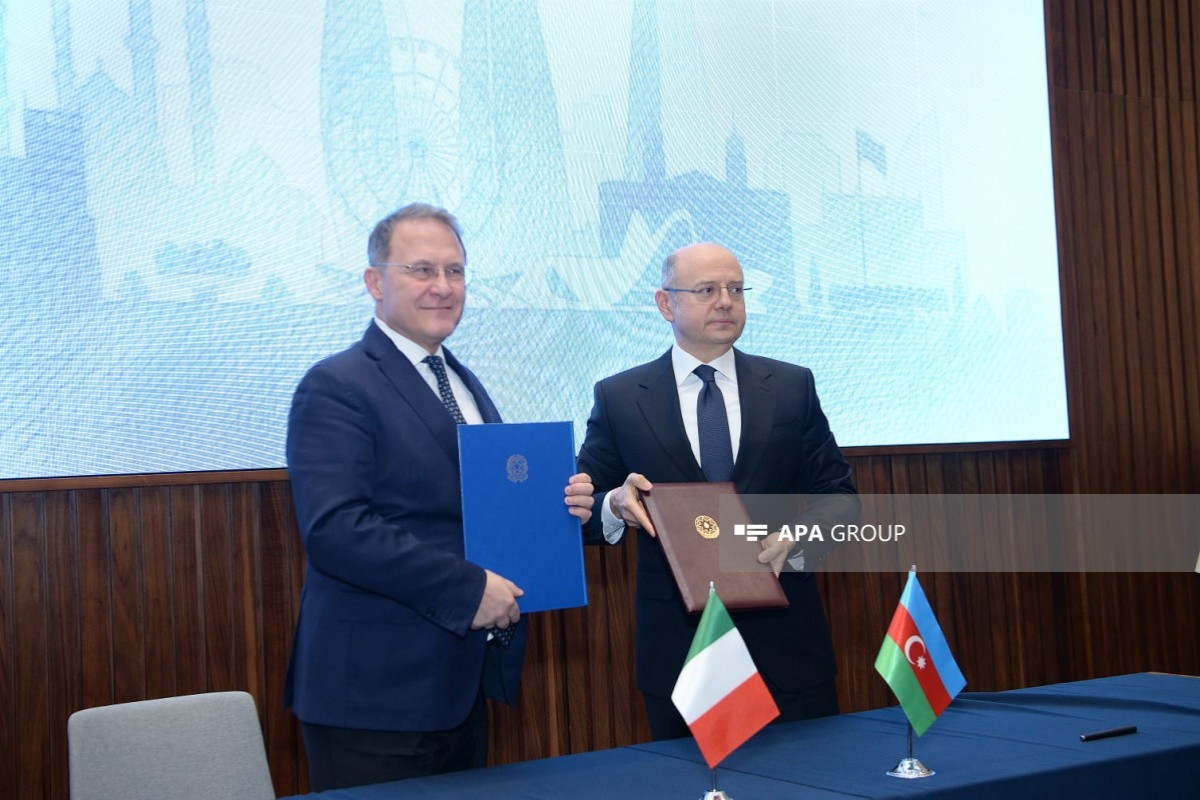 По итогам заседания азербайджано-итальянской межправкомиссии подписан Протокол -ФОТО -ОБНОВЛЕНО 
