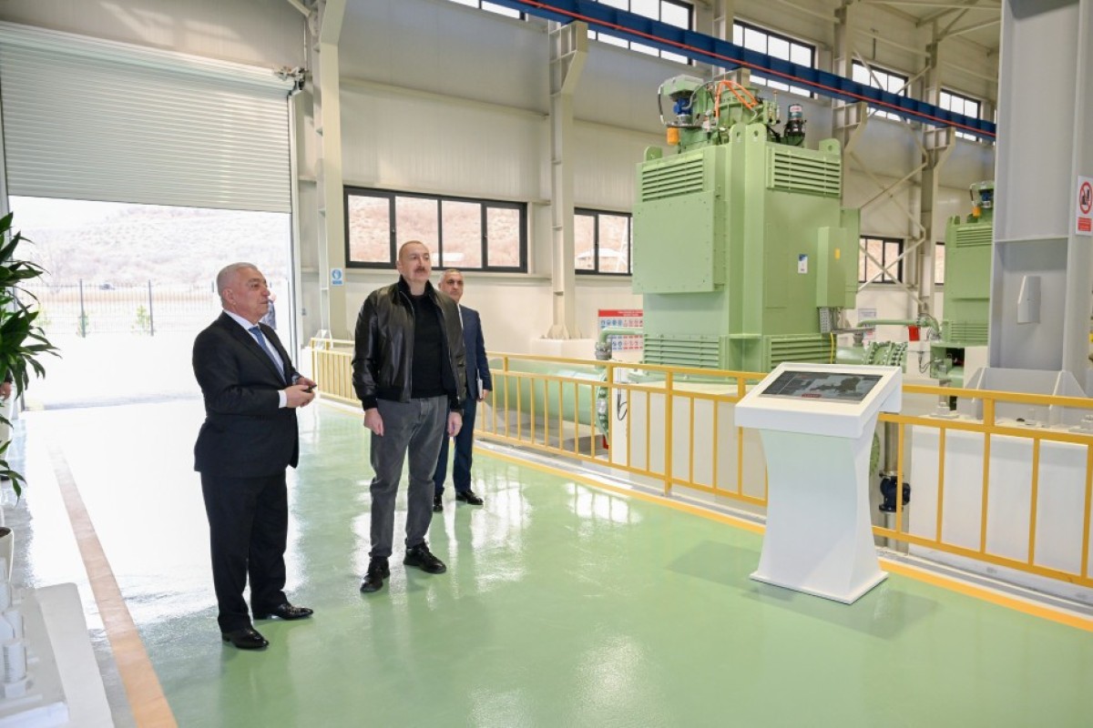 Президент Азербайджана принял участие в открытии новой гидроэлектростанции-ОБНОВЛЕНО 
