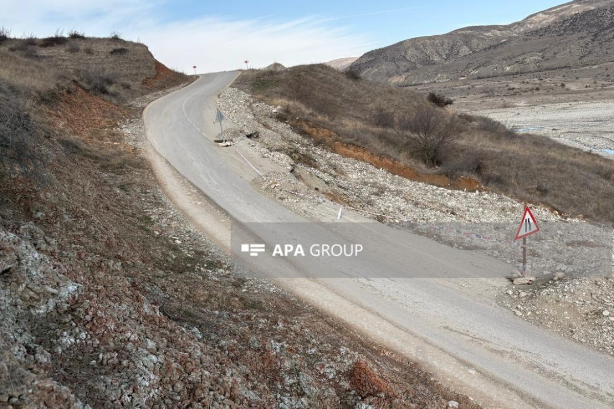 На трассе Шамаха–Гонагкенд произошел оползень-ФОТО 