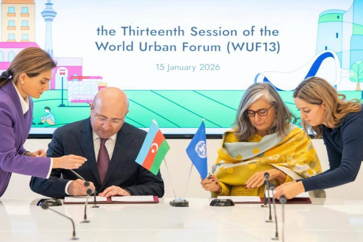Азербайджан и UN-Habitat подписали логистическое соглашение по проведению WUF13