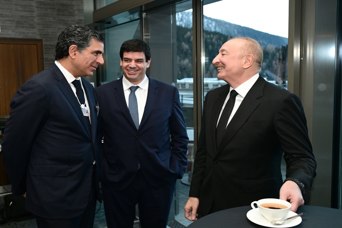 Ильхам Алиев в Давосе принял участие в мероприятии «Завтрак с руководством Азербайджана»-ФОТО 