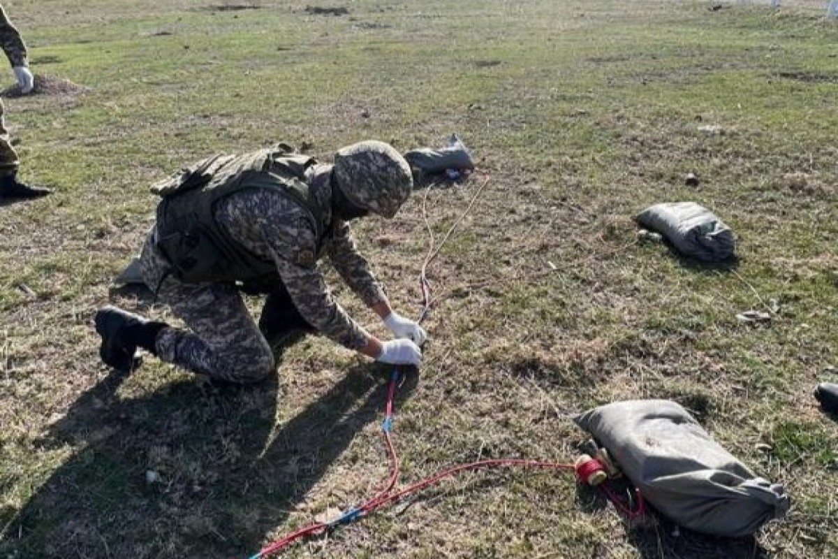 Саперы Казахстана уничтожили свыше 1,2 тыс. взрывоопасных предметов на Голанских высотах