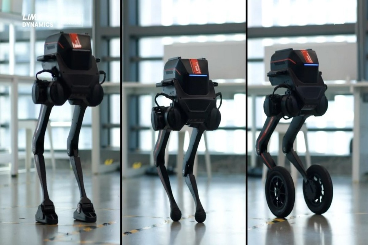 В США представили двуногого робота с гибридной ногой