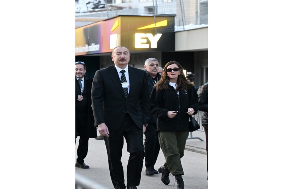 Президент Ильхам Алиев принял участие в панельном заседании в рамках Всемирного экономического форума