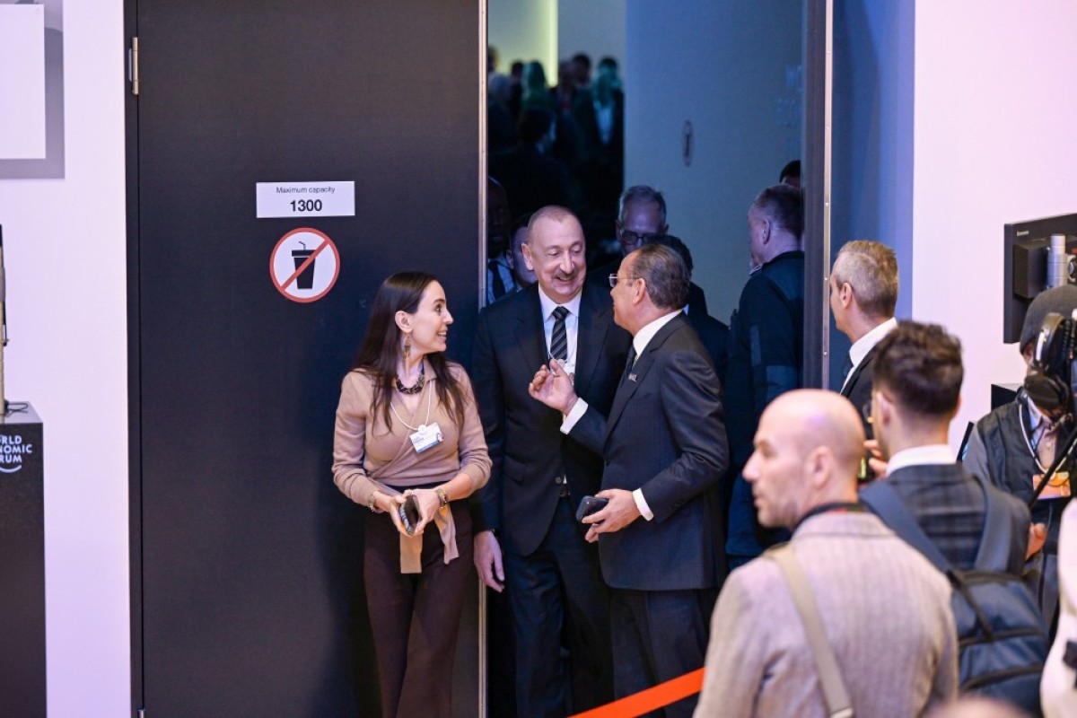 Президент Ильхам Алиев принял участие в панельном заседании в рамках Всемирного экономического форума