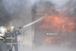 Силы МЧС смогли потушить пожар на объекте в Наримановском районе-ФОТО -ОБНОВЛЕНО 