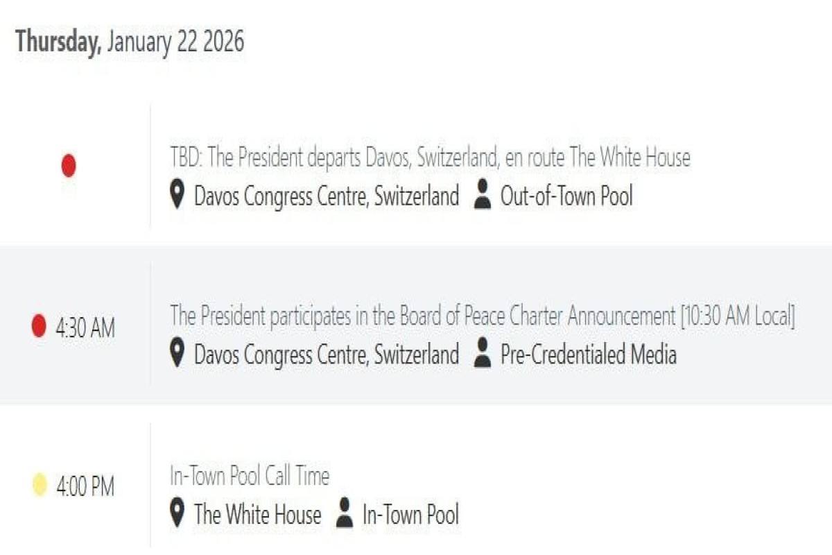 В Давосе подпишут Устав «Совета мира» при участии Трампа