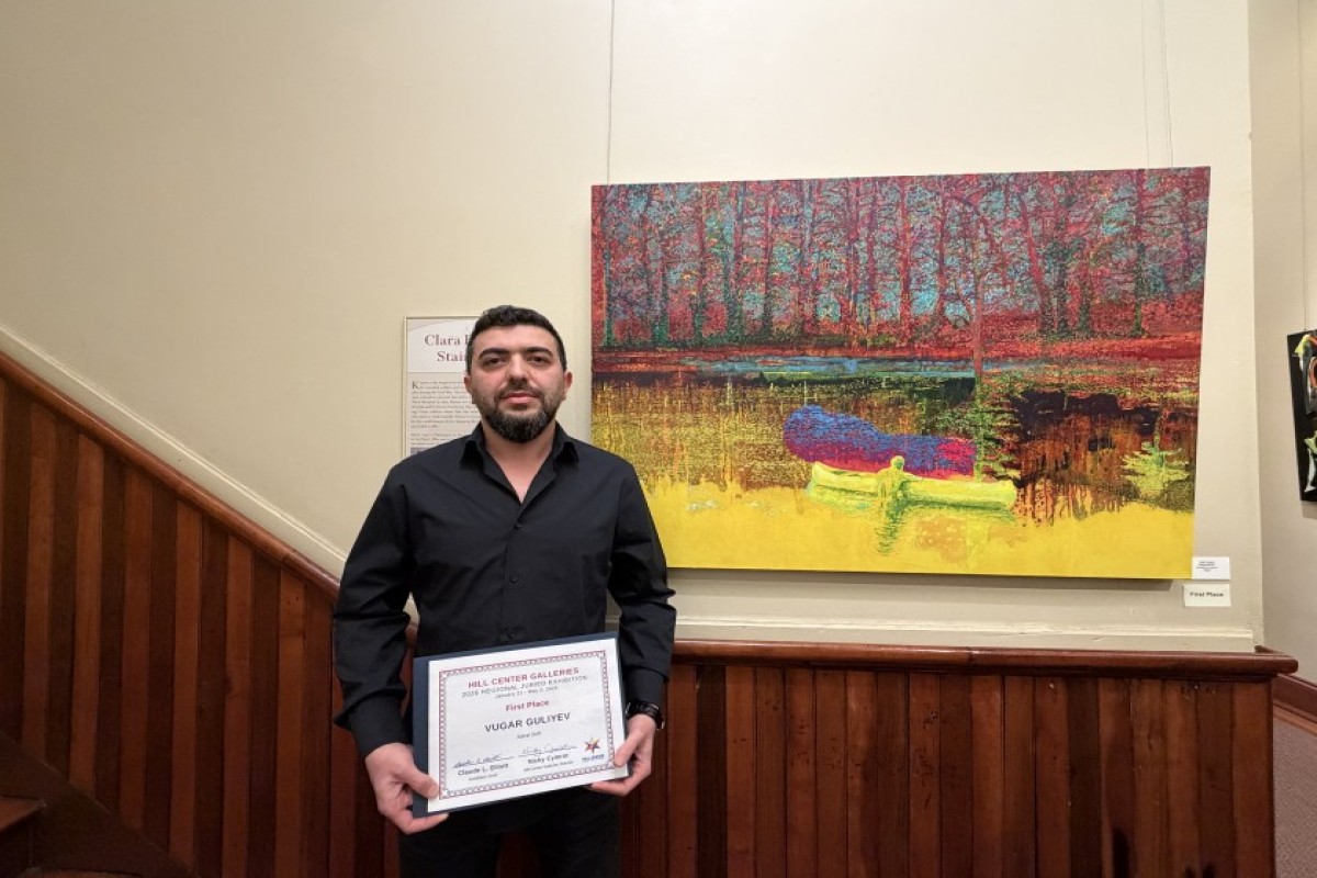 Картина азербайджанского художника признана лучшей на конкурсе в Вашингтоне-ФОТО 