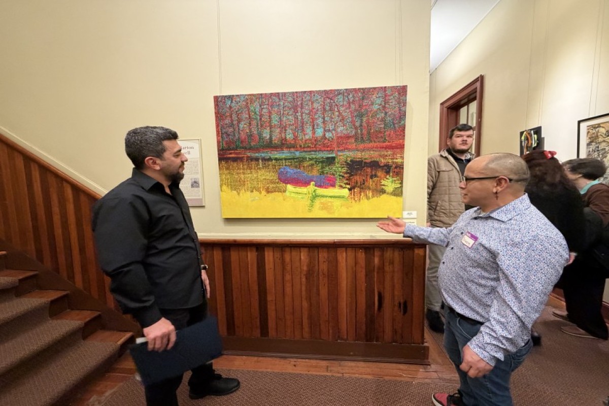 Картина азербайджанского художника признана лучшей на конкурсе в Вашингтоне-ФОТО 