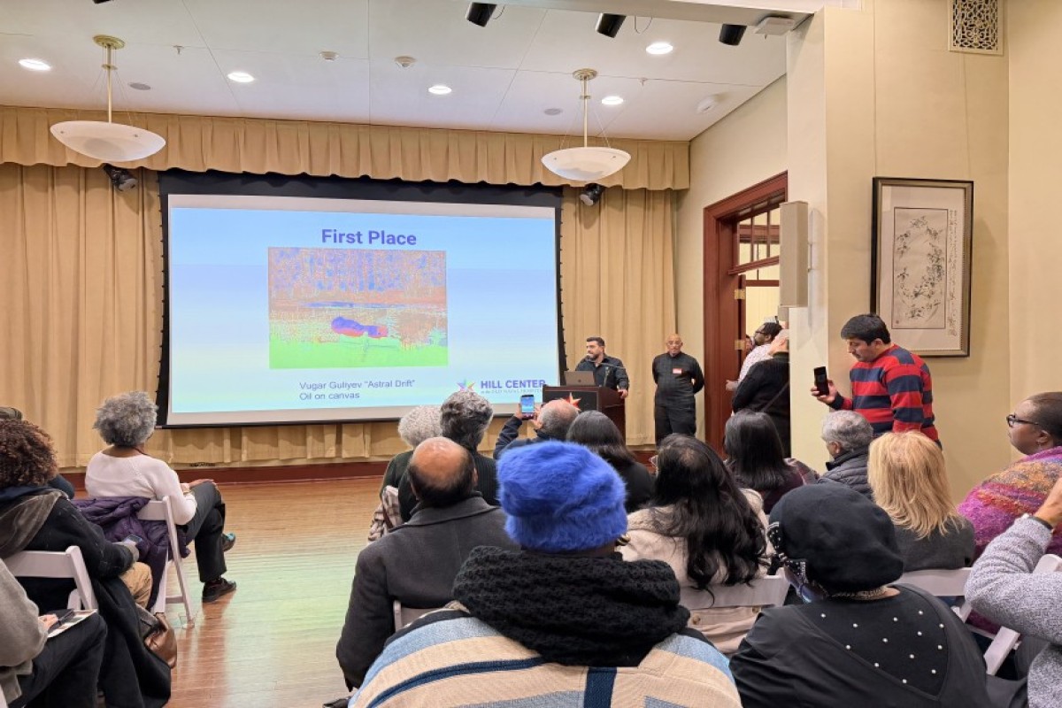 Картина азербайджанского художника признана лучшей на конкурсе в Вашингтоне-ФОТО 