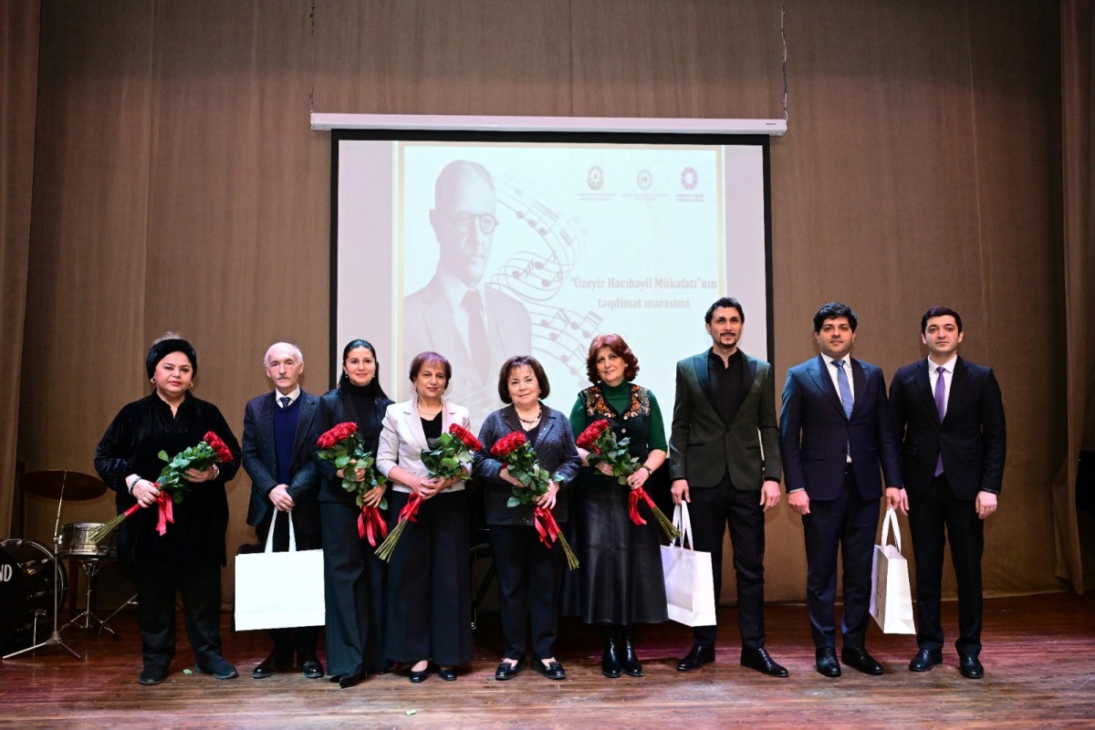 Лауреаты премии имени Узеира Гаджибейли удостоены наград-ФОТО 