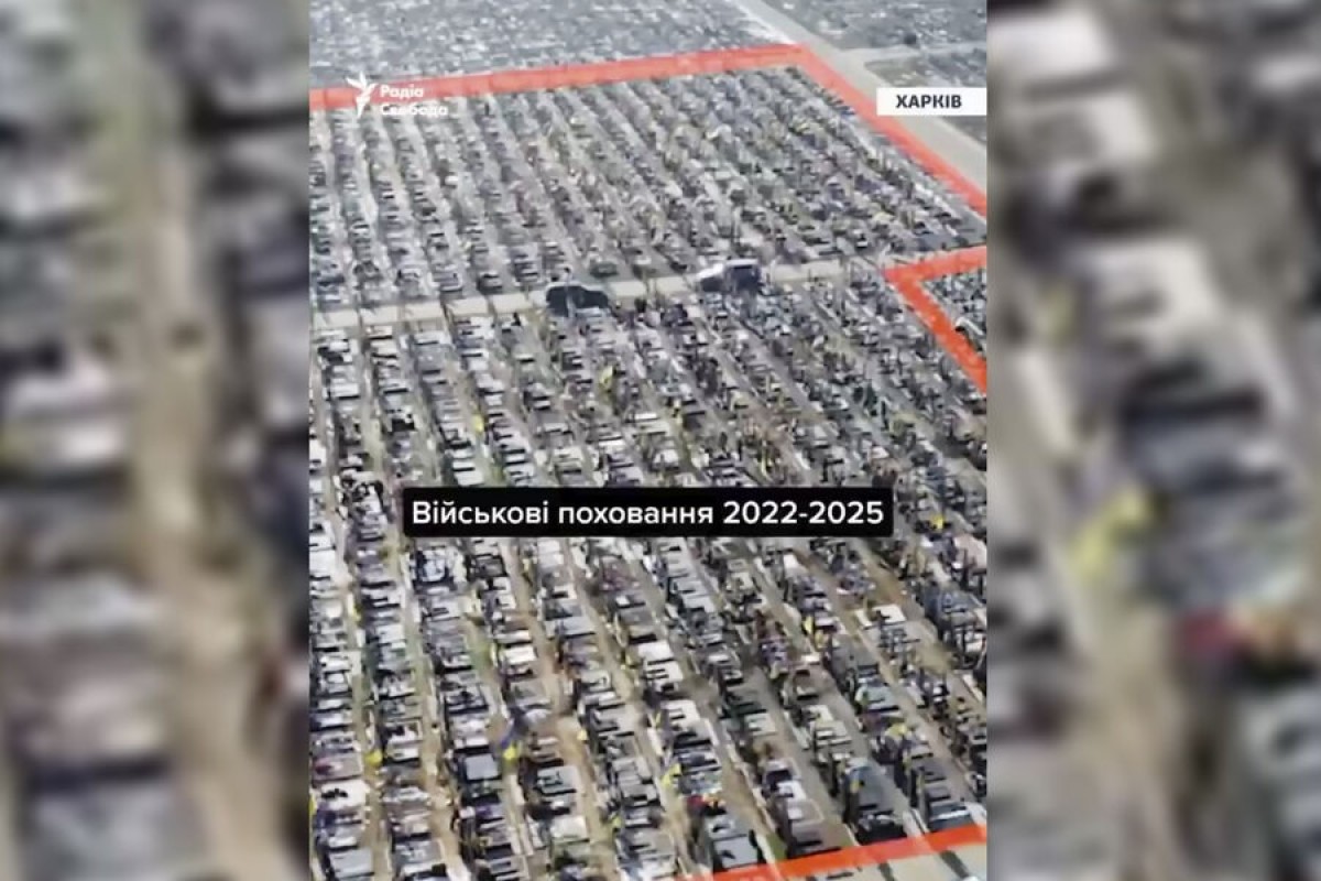 СМИ опубликовали кадры масштабных военных кладбищ в Украине-ФОТО -ВИДЕО 