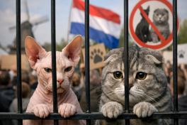 Нидерланды ввели запрет на породы кошек с экстремальной внешностью