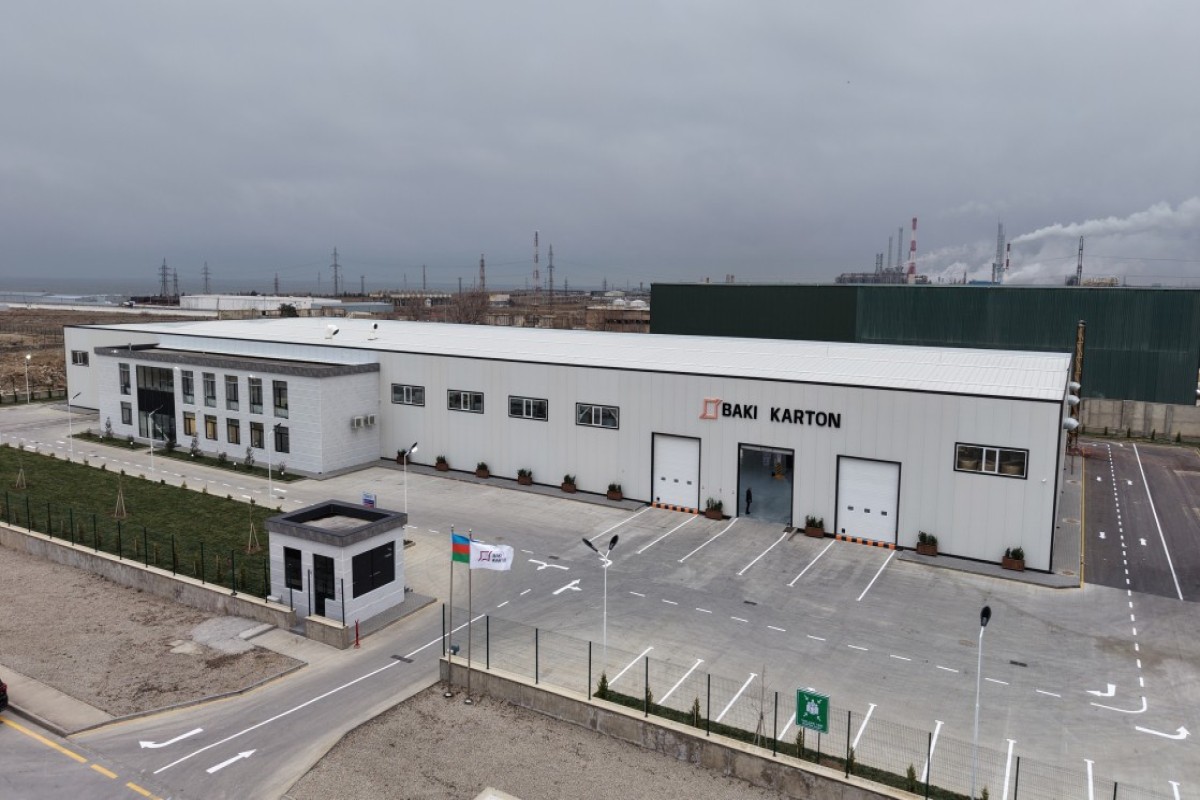 Президент Азербайджана открыл предприятие по производству картонной тары в Сумгайыте-ФОТО 