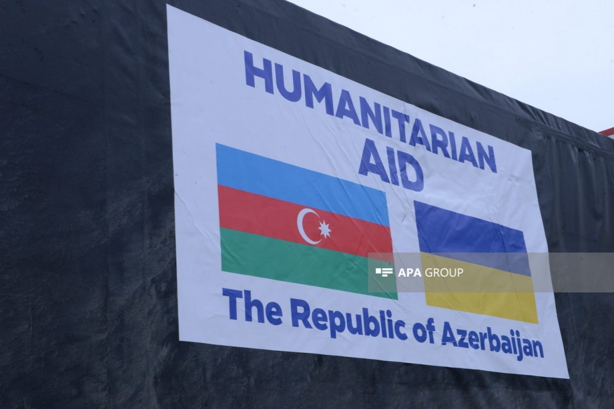 Из Азербайджана в Украину отправлена новая партия гуманитарной помощи -ФОТО 