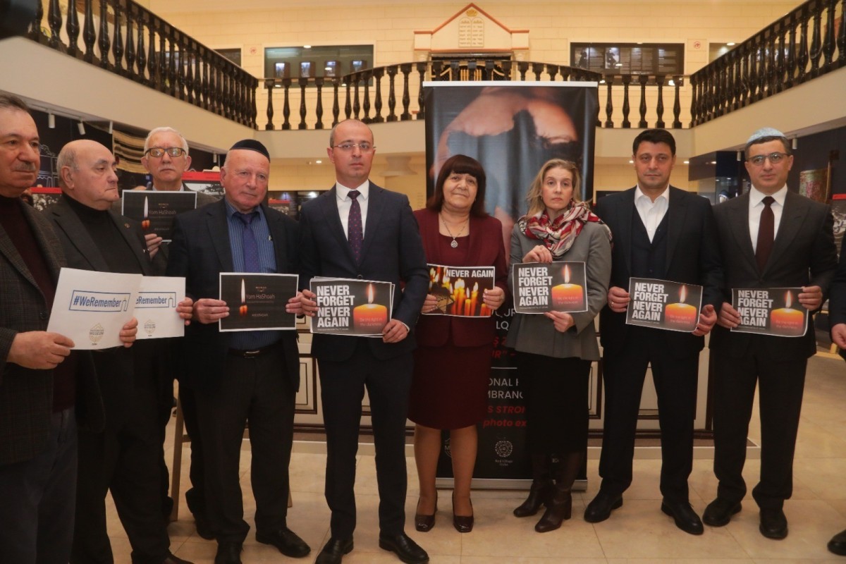 Международный день памяти жертв Холокоста отметили в Музее горских евреев в Баку-ФОТО 