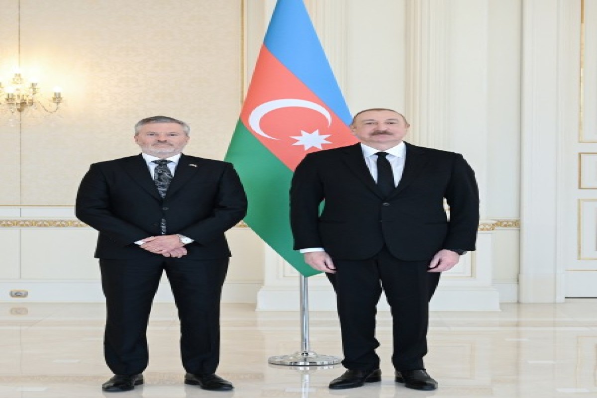 Глава государства принял верительные грамоты посла Норвегии-ФОТО 