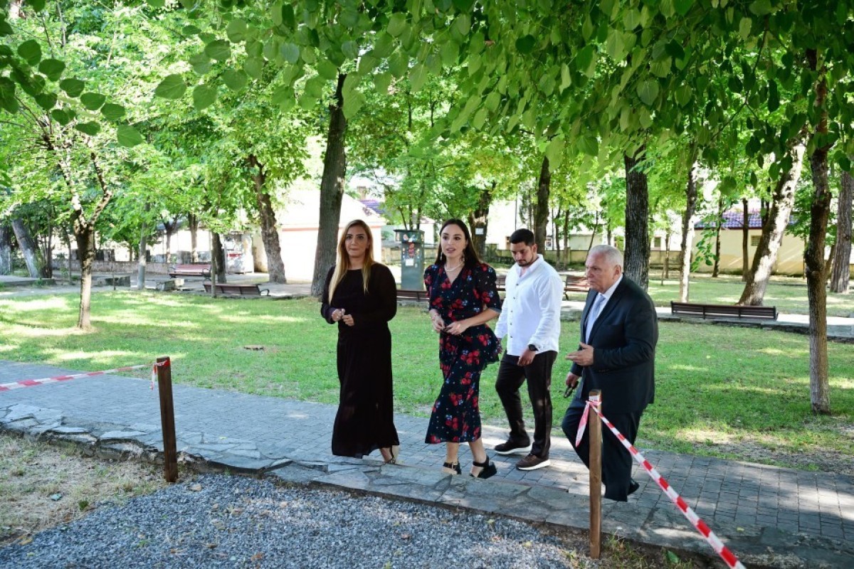 В ходе визита в Шеки Лейла Алиева посетила социальные и культурные объекты города-ФОТО -ОБНОВЛЕНО 