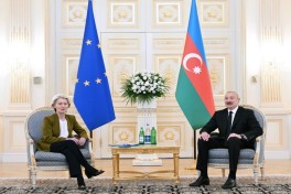 Президент Азербайджана встретился с главой Еврокомиссии