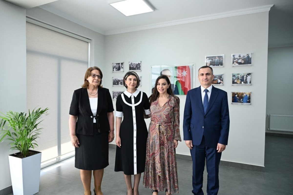 В Евлахе открылась новая школа с участием Лейлы Алиевой-ФОТО 