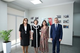 В Евлахе открылась новая школа с участием Лейлы Алиевой-ФОТО 