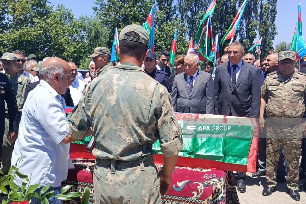 В Физули похоронили останки пропавшего без вести участника Первой Карабахской войны