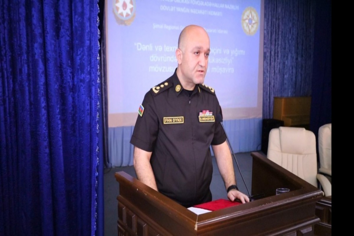 МЧС провело учения и семинар по предотвращению пожаров на сельхозугодьях-ФОТО 