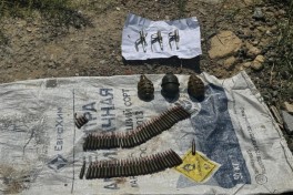 В Абшеронском районе обнаружен тайник с оружием и боеприпасами