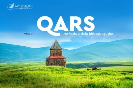 AZAL запускает регулярные рейсы в турецкий Карс