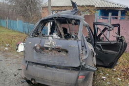 В Белгородской области России произошёл взрыв в автомобиле, один человек погиб, трое получили ранения