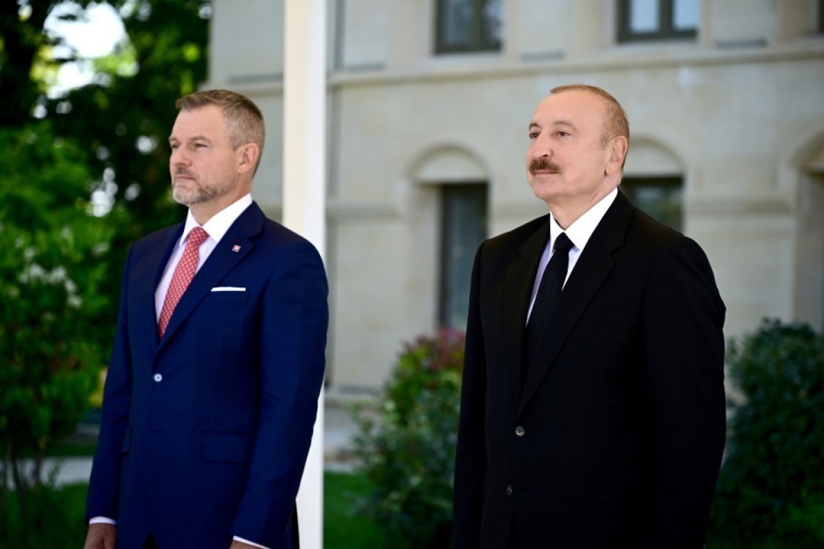 В Шуше прошла официальная встреча лидеров Азербайджана и Словакии -ФОТО 