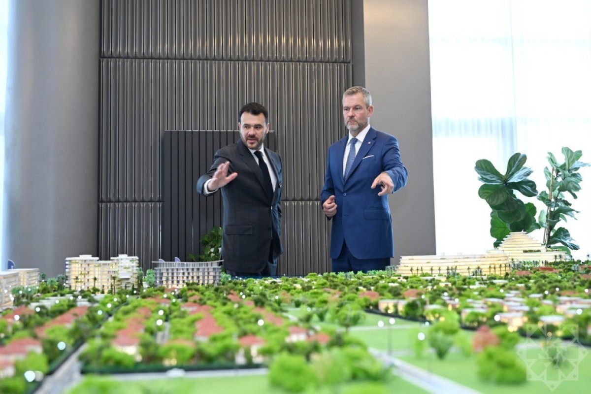 Президент Словакии посетил Sea Breeze на побережье Каспия-ФОТО 